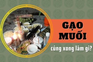 Cúng Gạo Muối Nước Ban Thần Tài