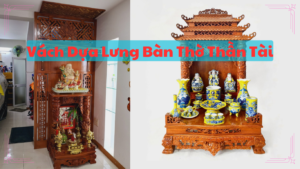 Vách Dựa Lưng Bàn Thờ Thần Tài